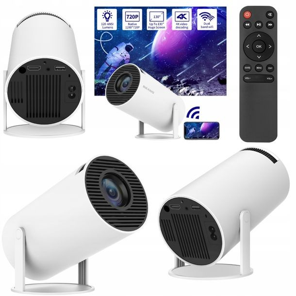 Mini Proyector Portátil 4K Ultra HD + 1 Sorpresa Gratis 🎁😍